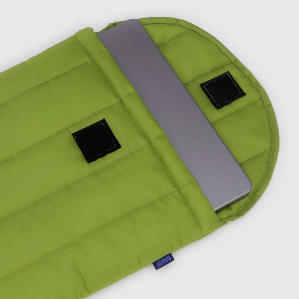 Baggu Puffy Laptop Sleeve 13/14 inch Green Juice