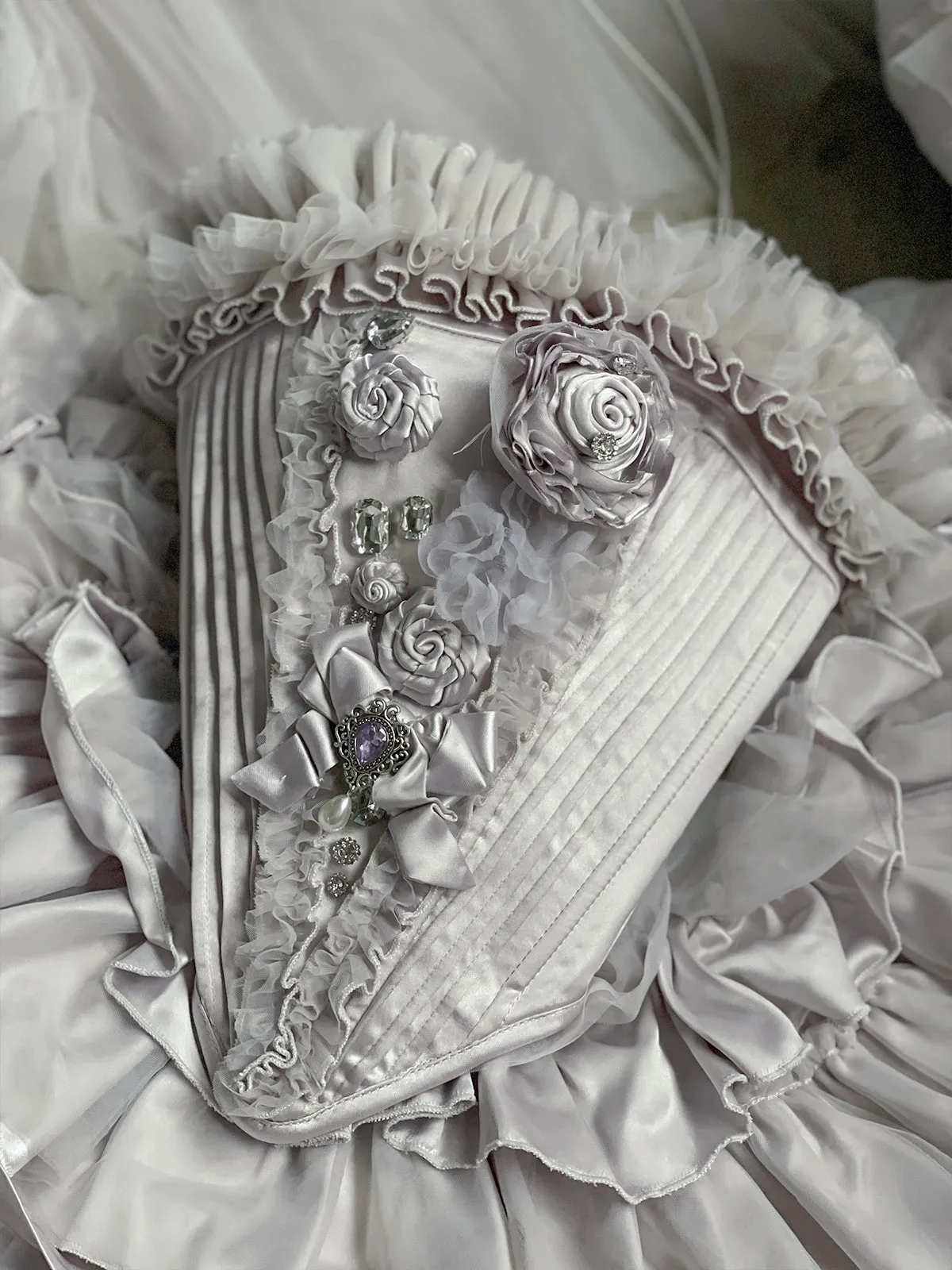 (BFM)POSHEPOSE~Victorian times with You~Elegant Gorgeous Lolita Dress for Summer Wear