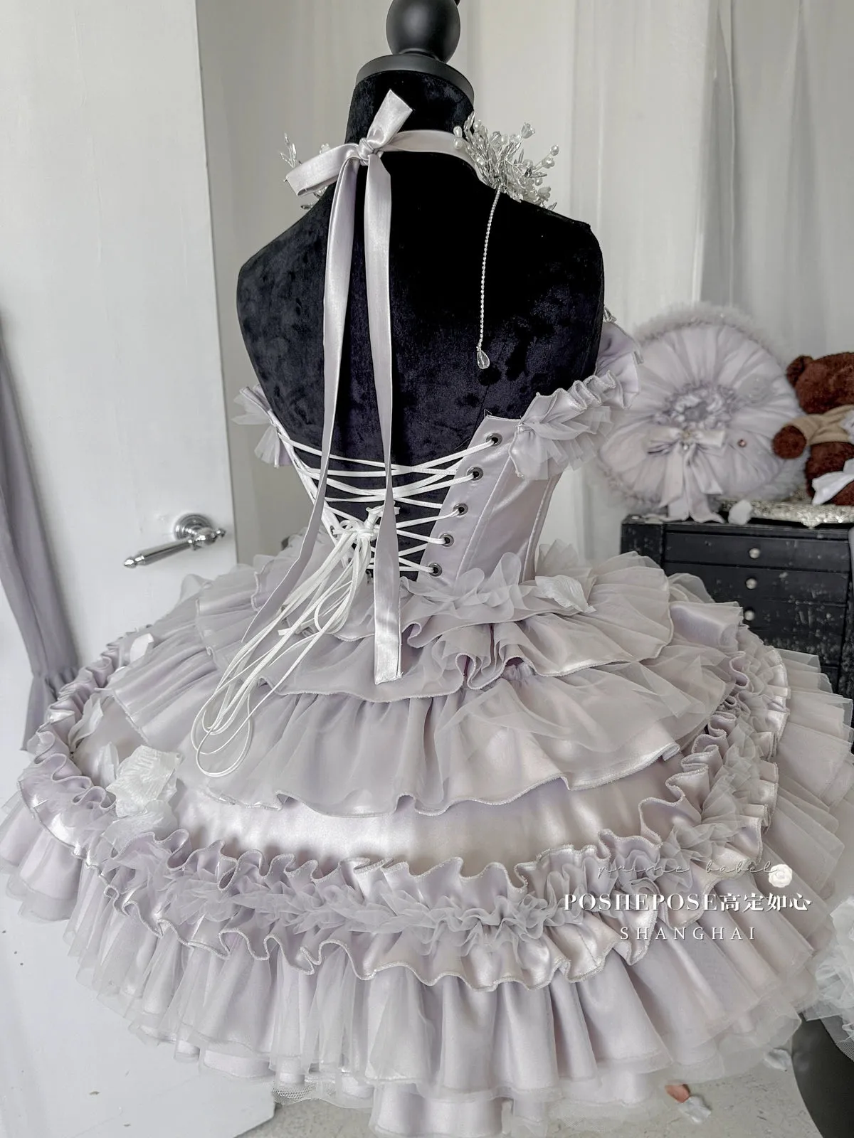 (BFM)POSHEPOSE~Victorian times with You~Elegant Gorgeous Lolita Dress for Summer Wear