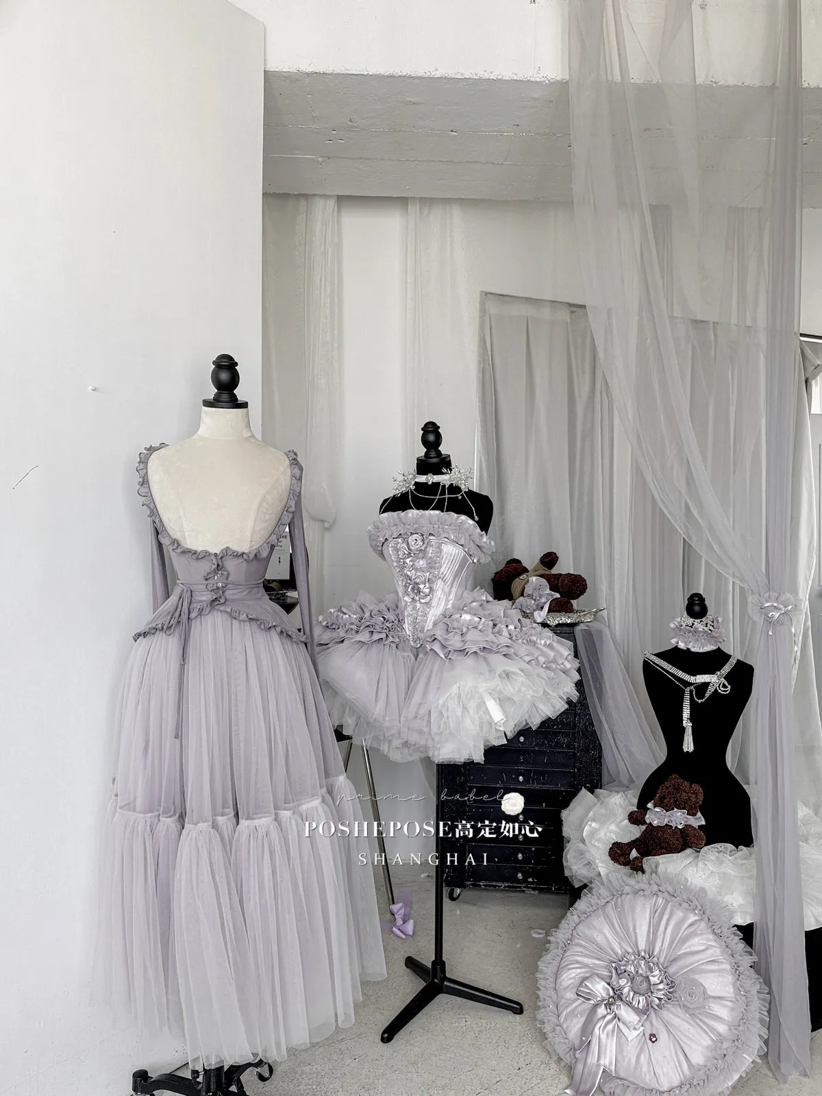 (BFM)POSHEPOSE~Victorian times with You~Elegant Gorgeous Lolita Dress for Summer Wear