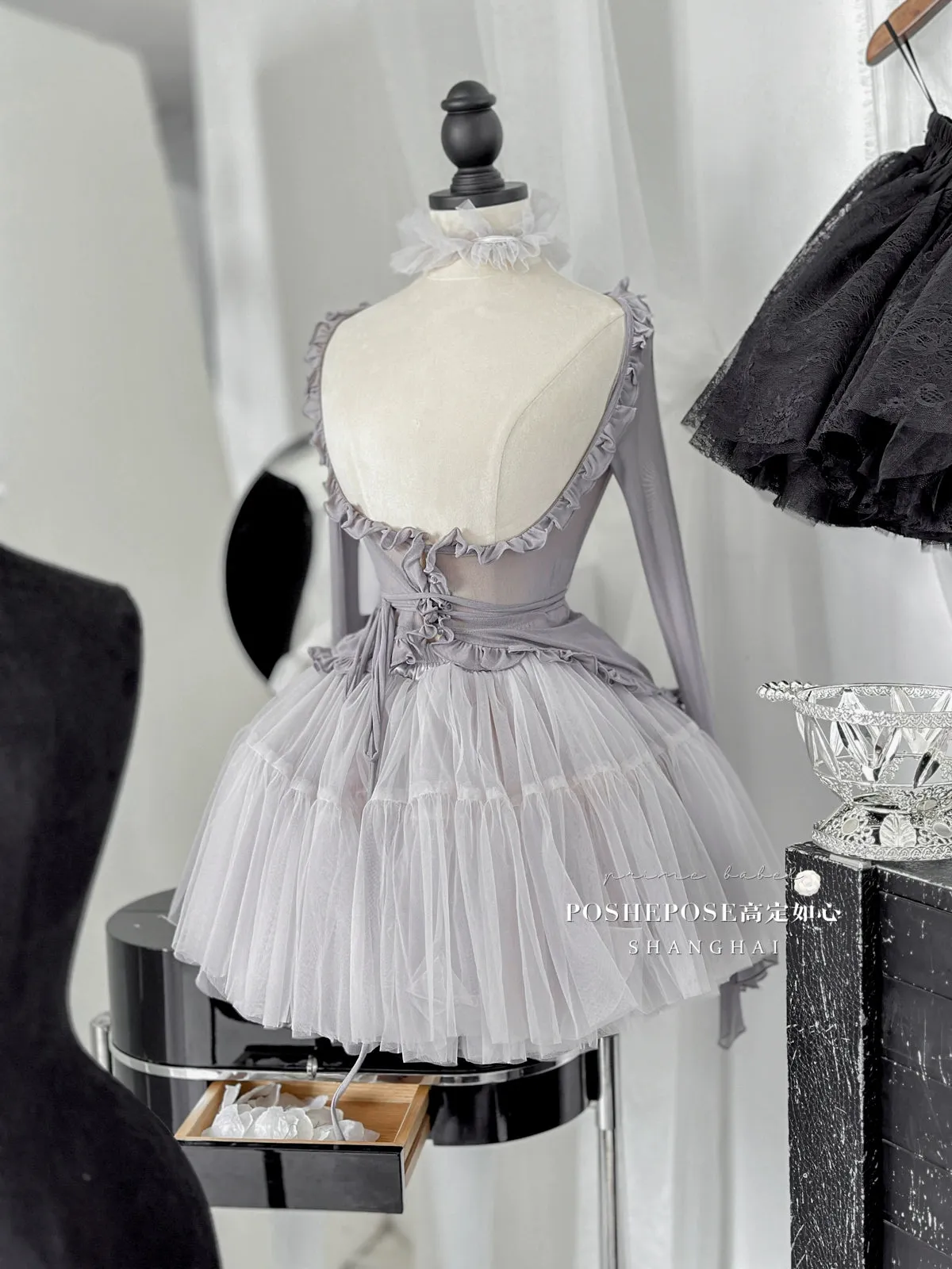 (BFM)POSHEPOSE~Victorian times with You~Elegant Gorgeous Lolita Dress for Summer Wear