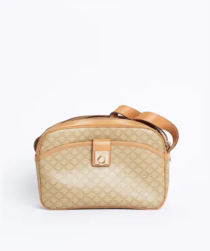 CELINE Macadam Canvas Shoulder Bag