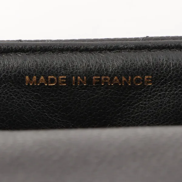 Chanel Around 1996 Made Caviar Skin Diana Flap Chain Bag Black
