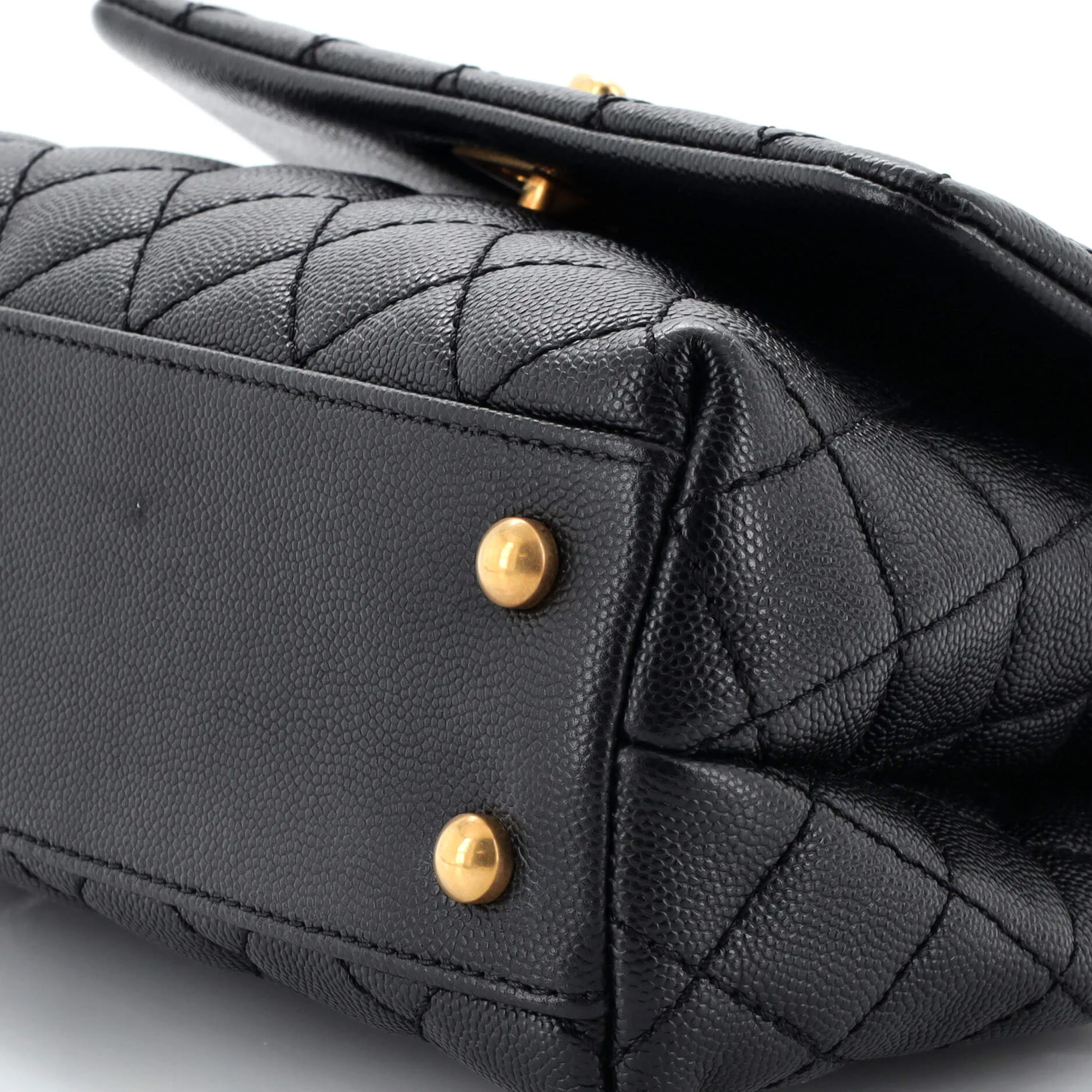 Chanel Coco Top Handle Bag Quilted