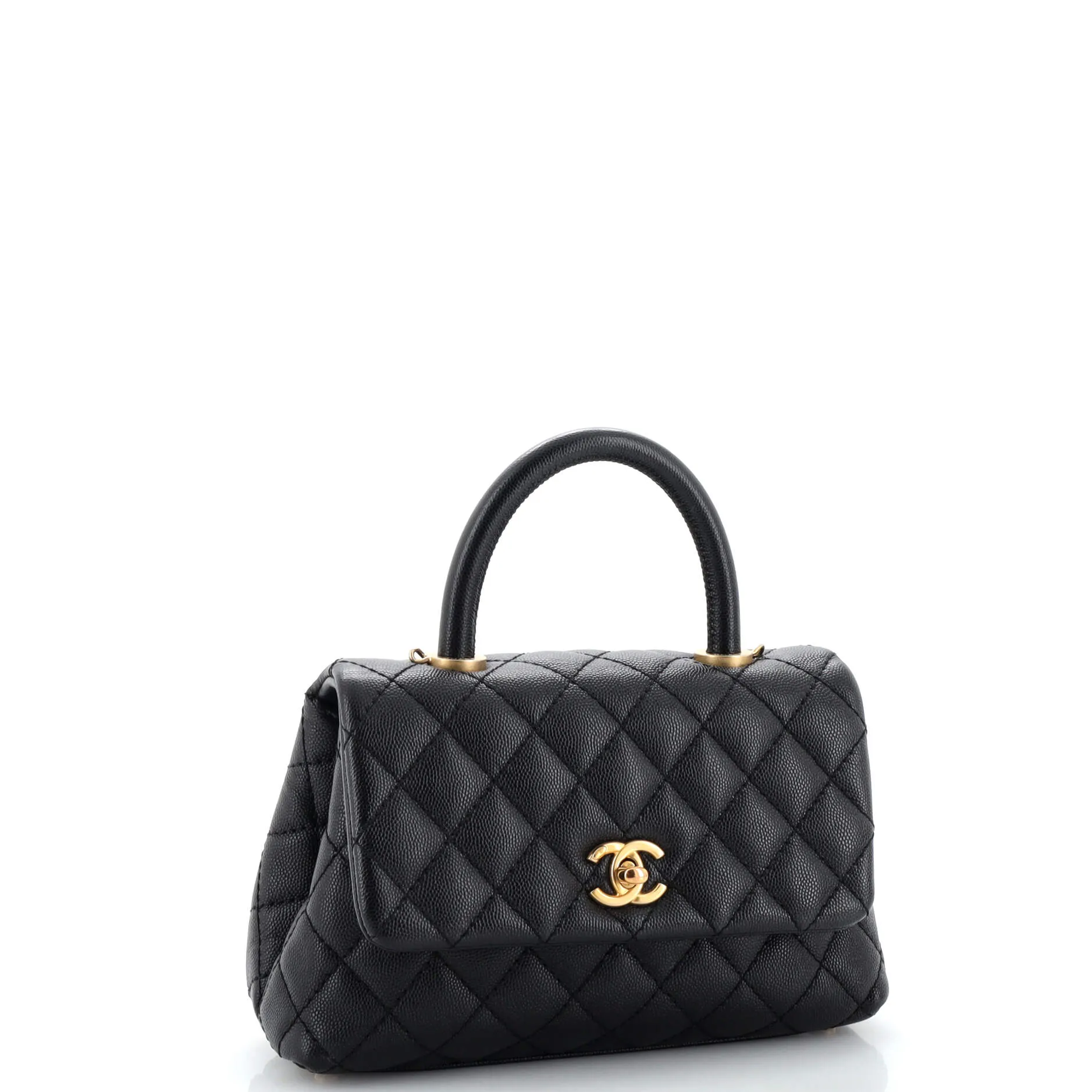Chanel Coco Top Handle Bag Quilted