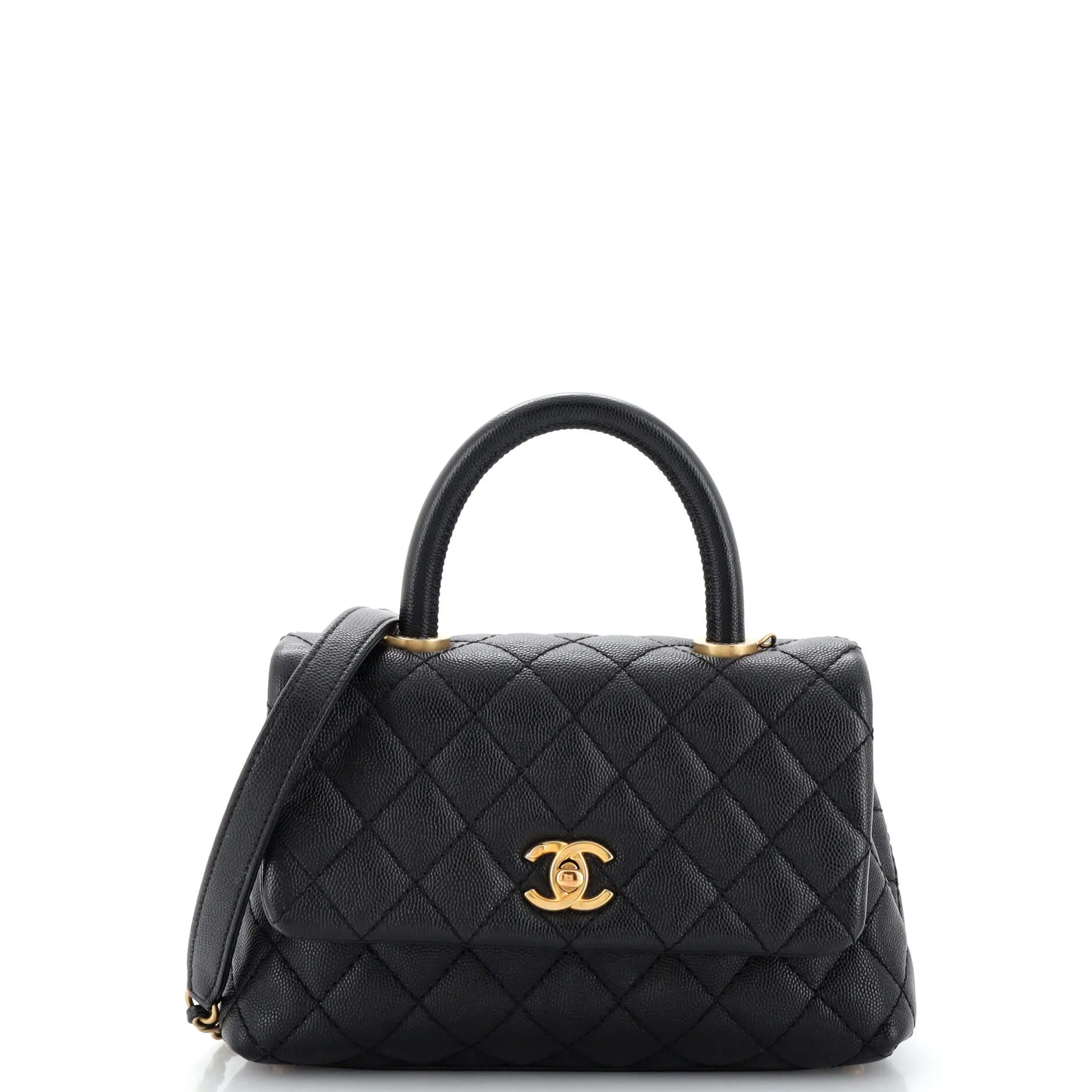 Chanel Coco Top Handle Bag Quilted