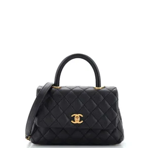 Chanel Coco Top Handle Bag Quilted