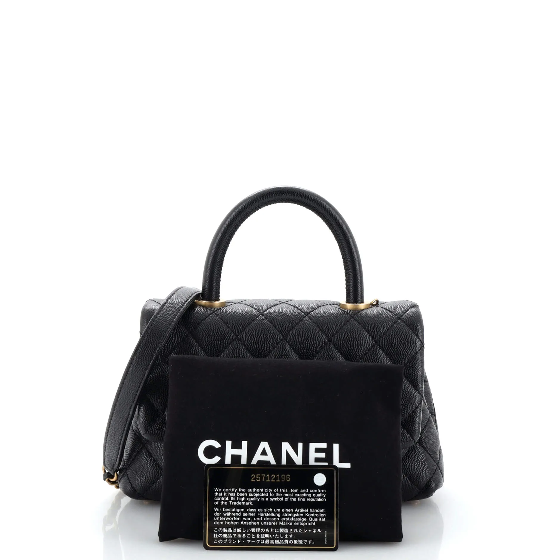 Chanel Coco Top Handle Bag Quilted