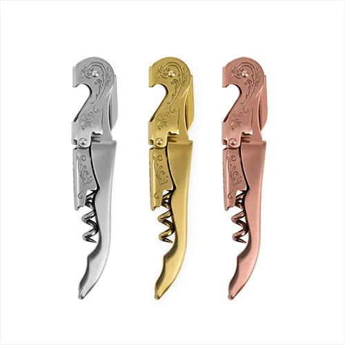 Chateau: Assorted Satin Metals Stamped Corkscrews by Twine