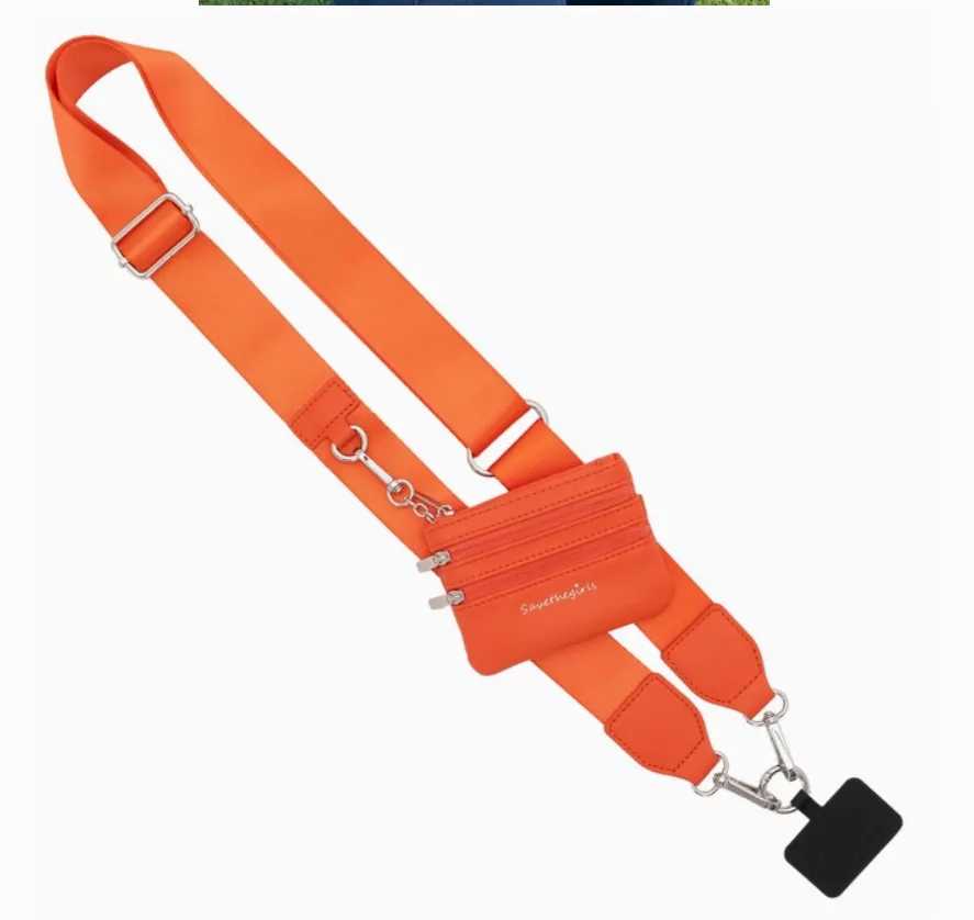 Clip & Go Crossbody Strap with Pouch
