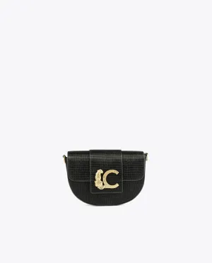 Crossbody bag with flap