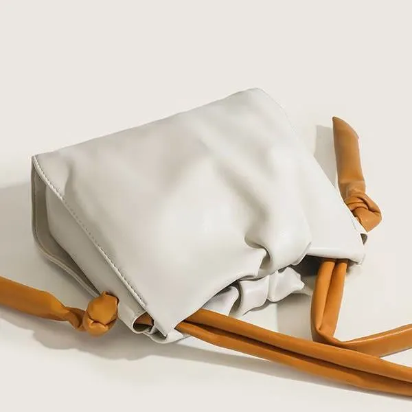Elegant Crossbody Bag For Women Soft Leather Cloud Pattern Bag