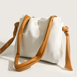 Elegant Crossbody Bag For Women Soft Leather Cloud Pattern Bag