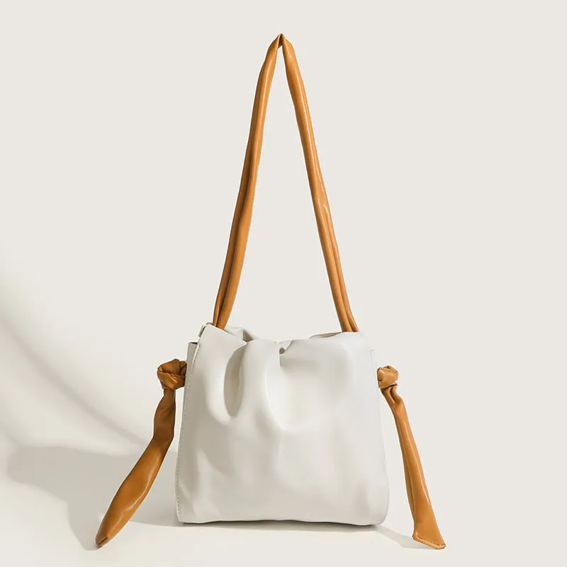 Elegant Crossbody Bag For Women Soft Leather Cloud Pattern Bag