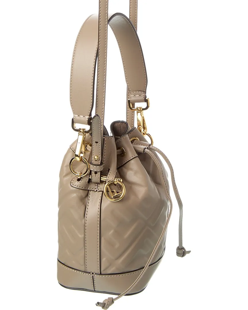 FENDI Mon Tresor Mini Leather Bucket Bag