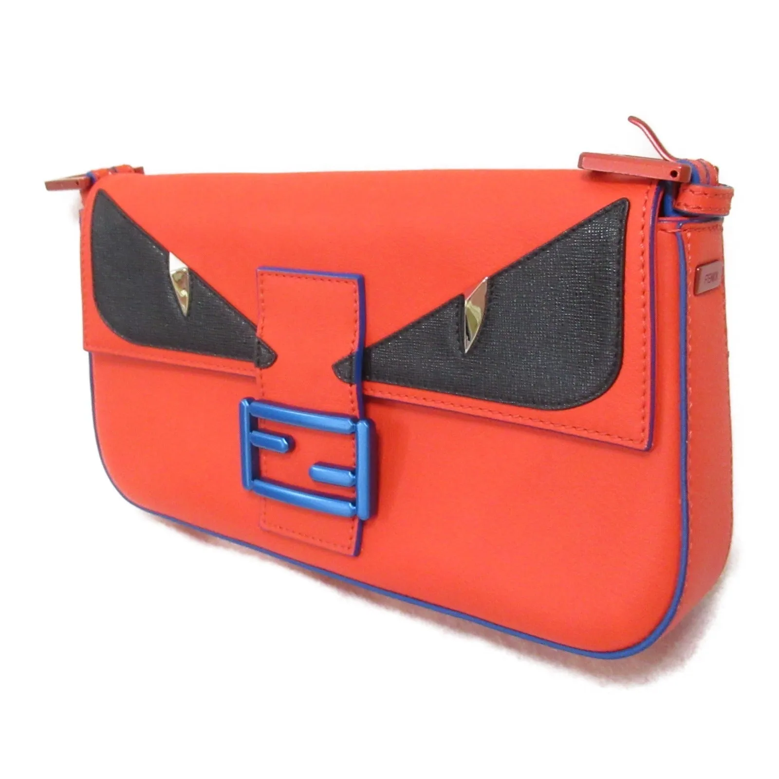Fendi Monster Mamma Bucket Leather Shoulder Bag