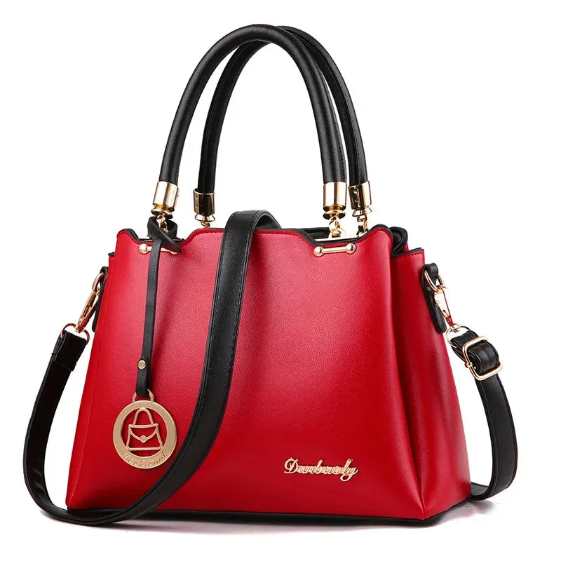 Gorgeous Faux Leather Structured  Satchel Bag