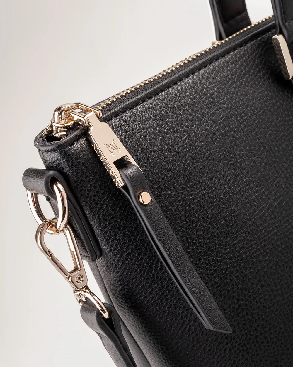 Inga Large Zip Top Tote Bag with Laptop Pocket   Leopard Bag Strap