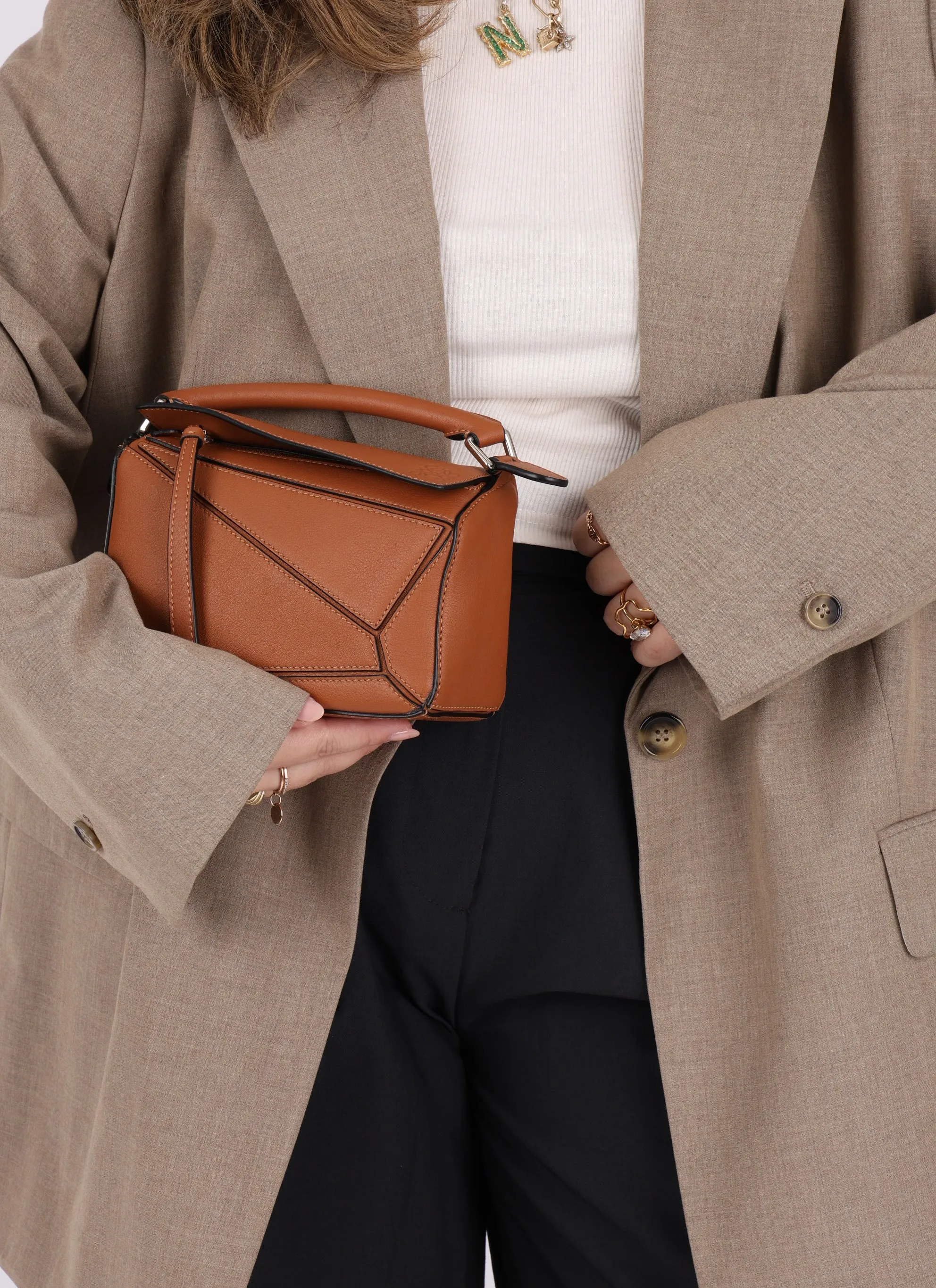 Loewe Calfskin Mini Puzzle Bag