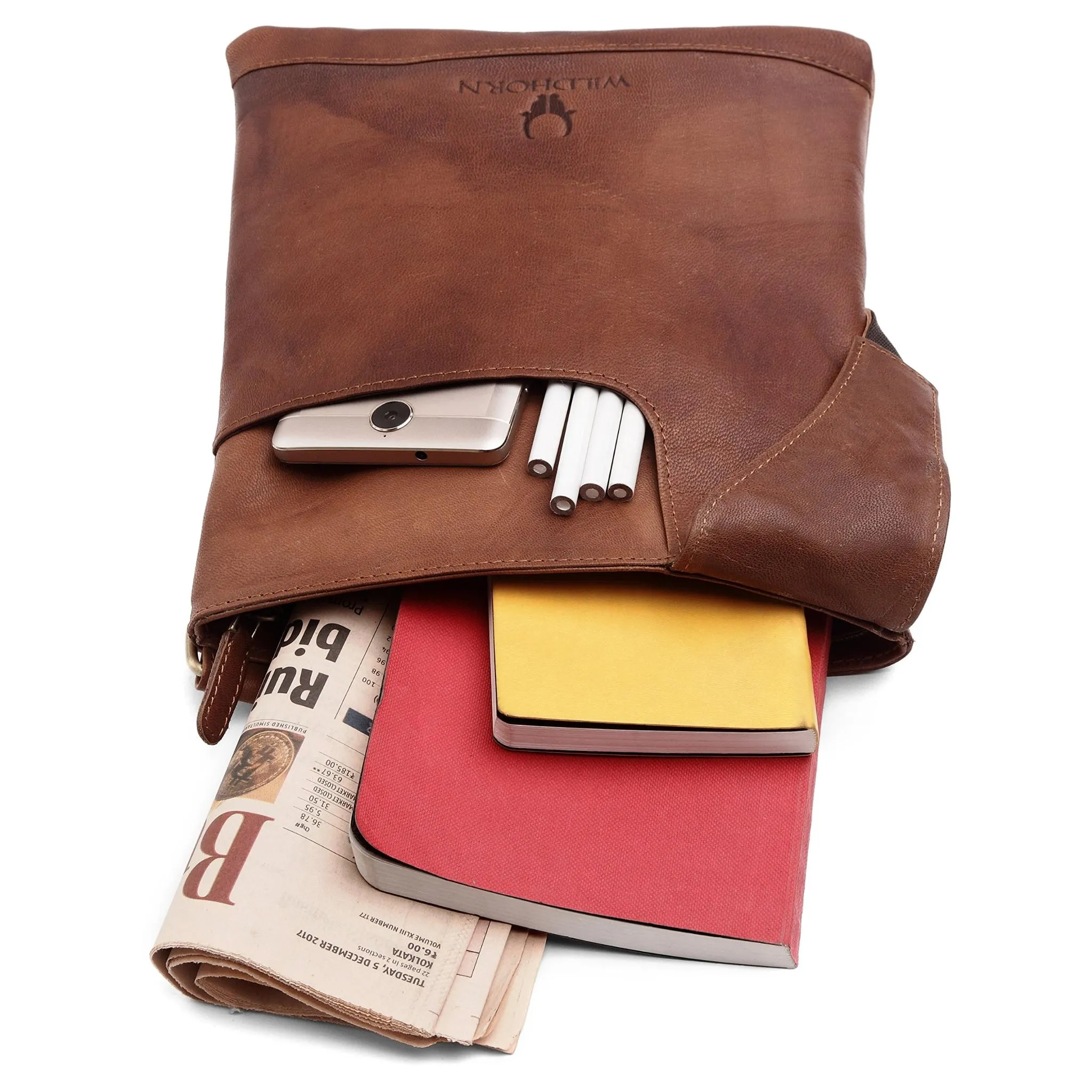 NEWPORT Leather Sling Bag for Men