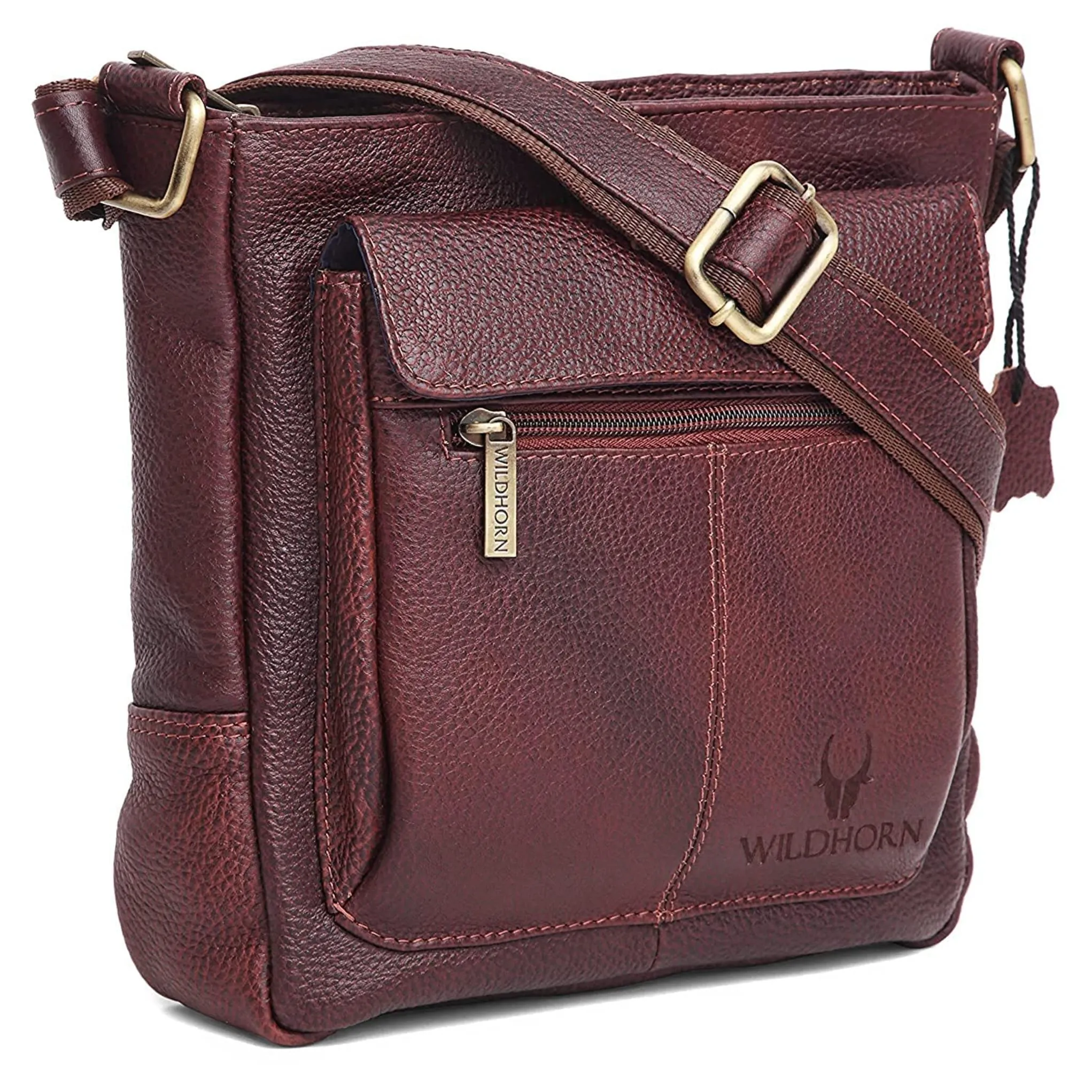 OAKLAND Leather Sling Bag for Men