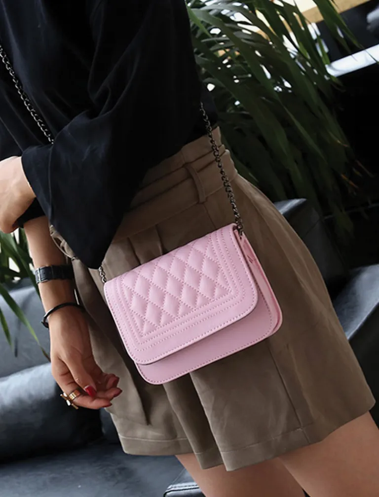 Plaid Crossbody Bag