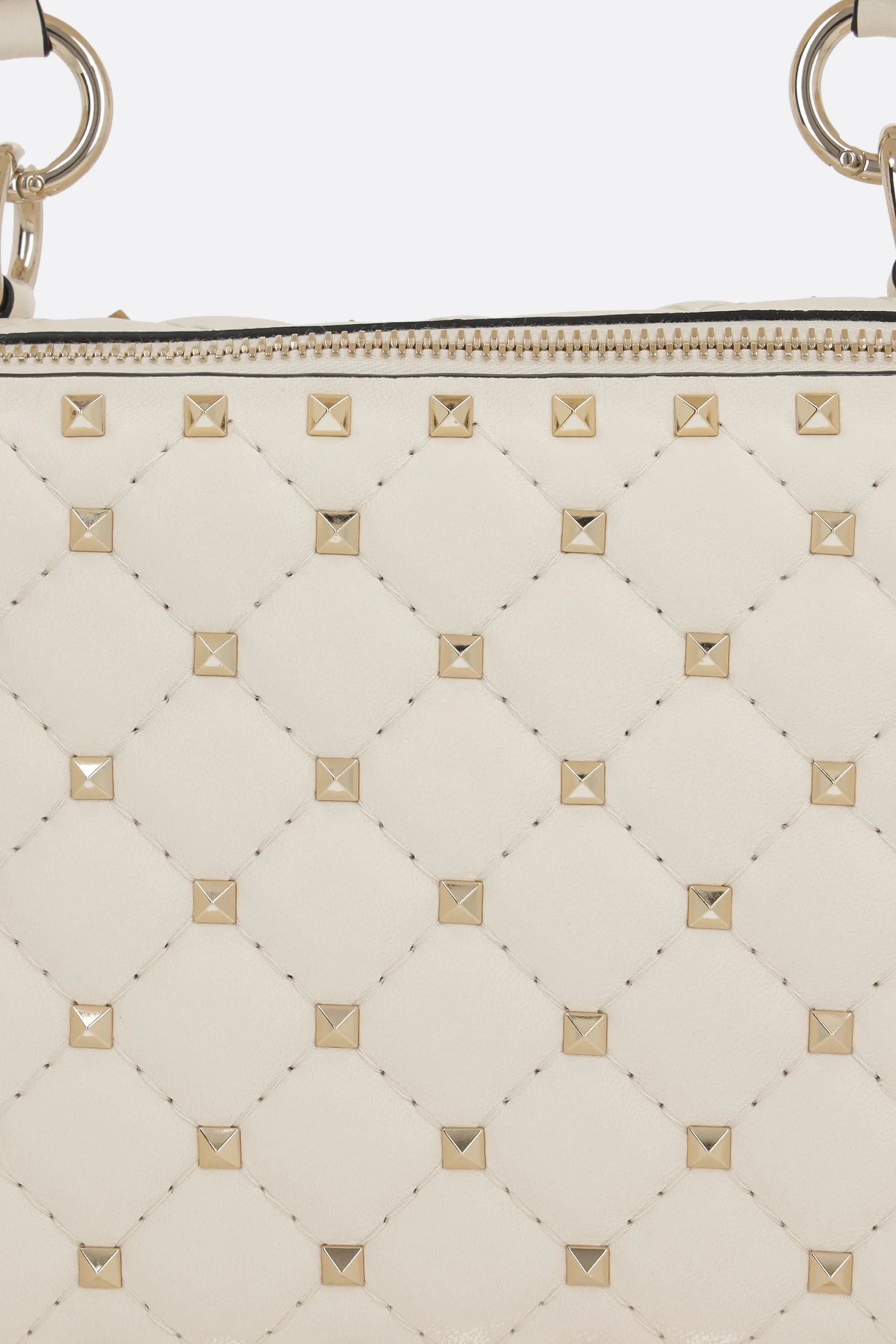 Rockstud Spike Crossbody Bag In Quilted Nappa