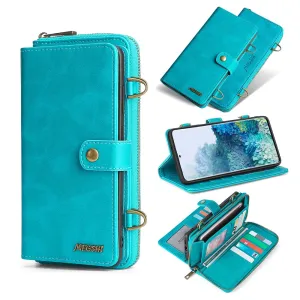 Samsung Galaxy Case Wallet - Detachable Wallet, Shoulder Strap and Phone