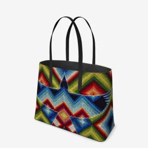 Scissortail Silhouette Leather Tote