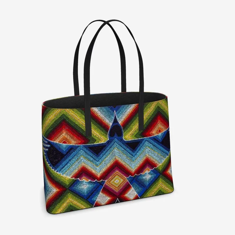 Scissortail Silhouette Leather Tote