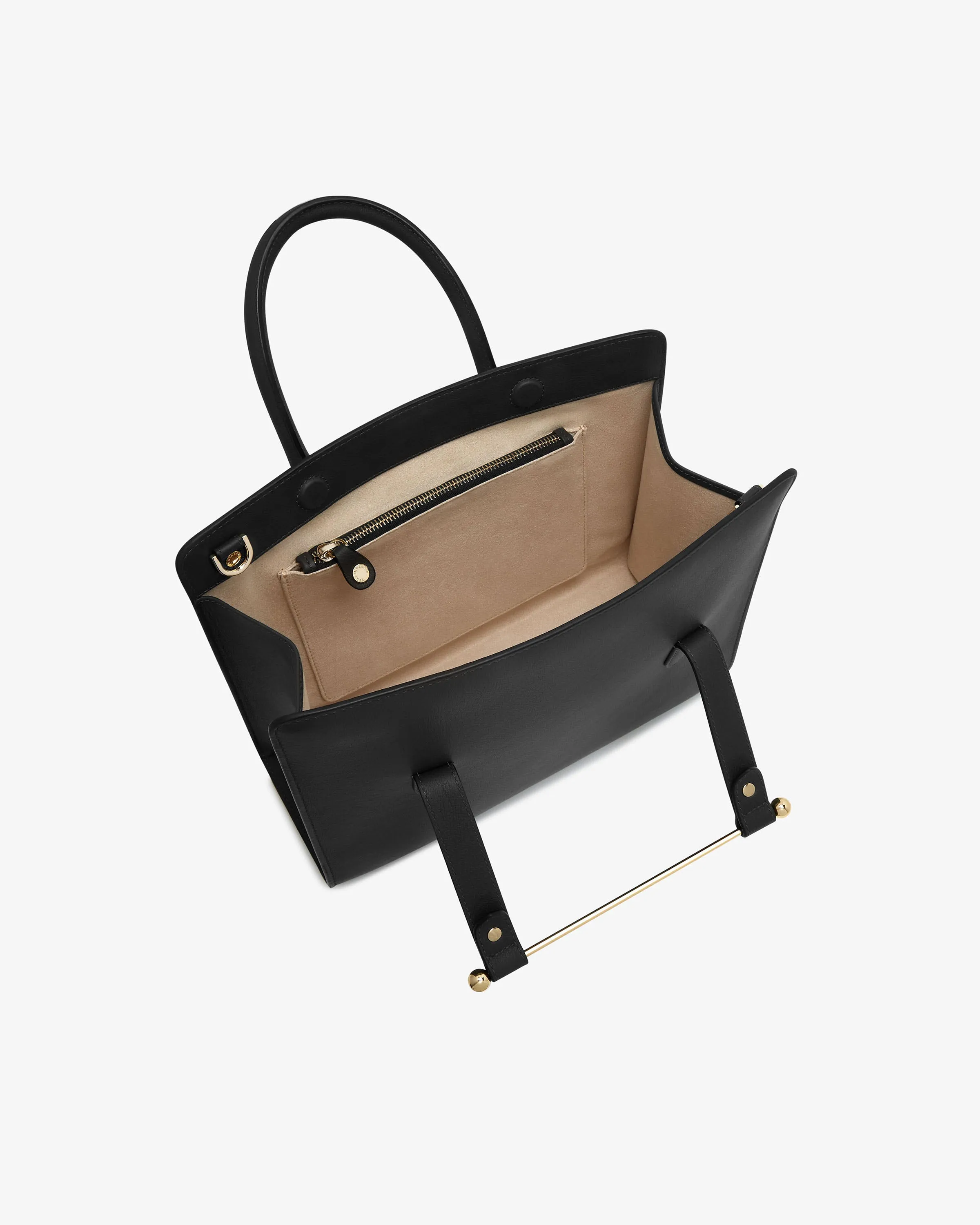 The Strathberry Midi Tote - Black