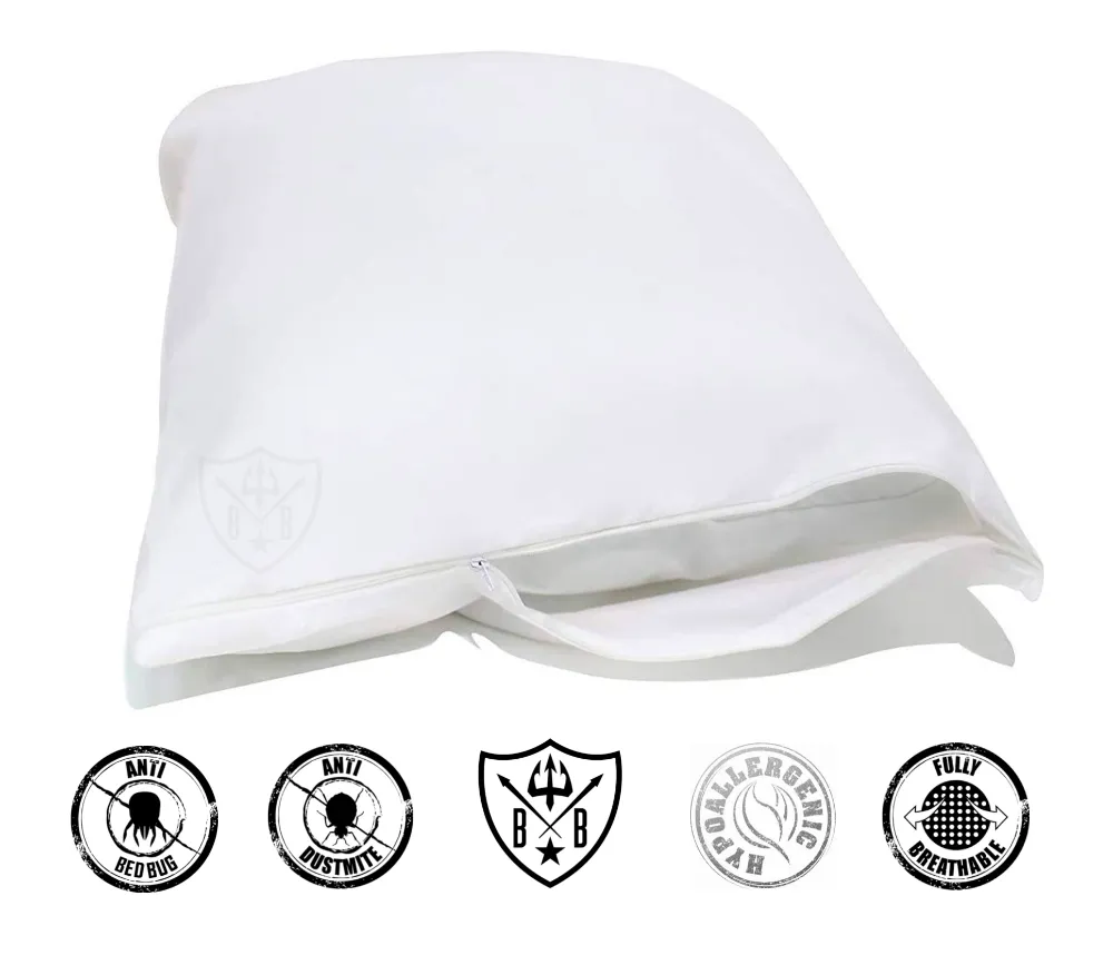 Waterproof Dust Mite Allergy Pillow Protector I Standard/Queen