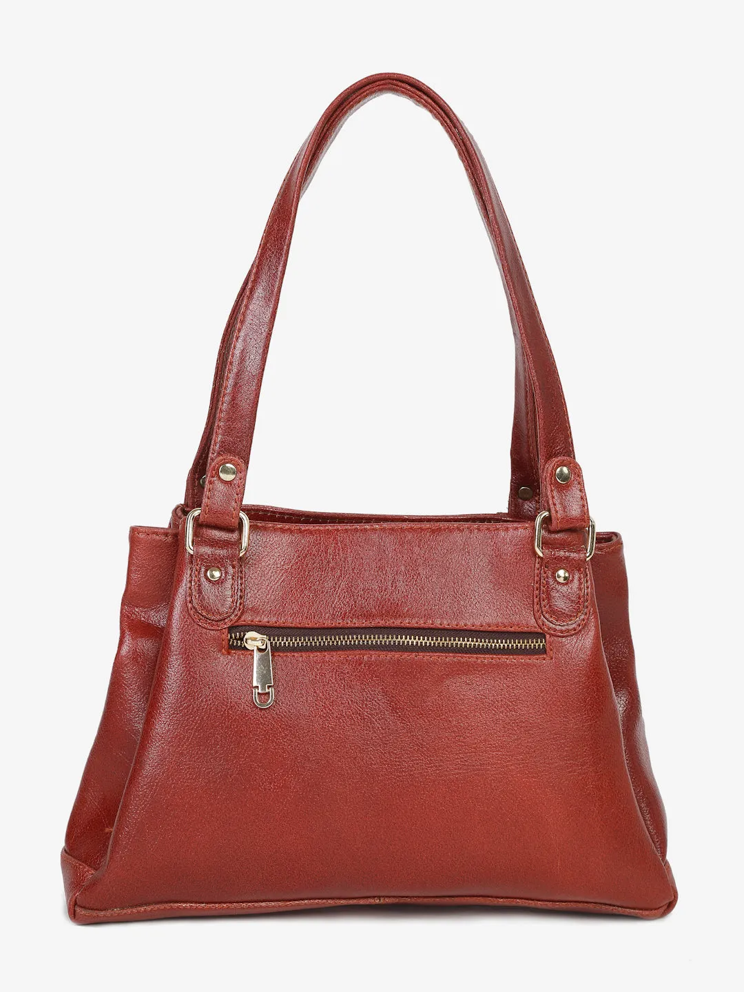 Women Maroon Solid Shoulder Bag