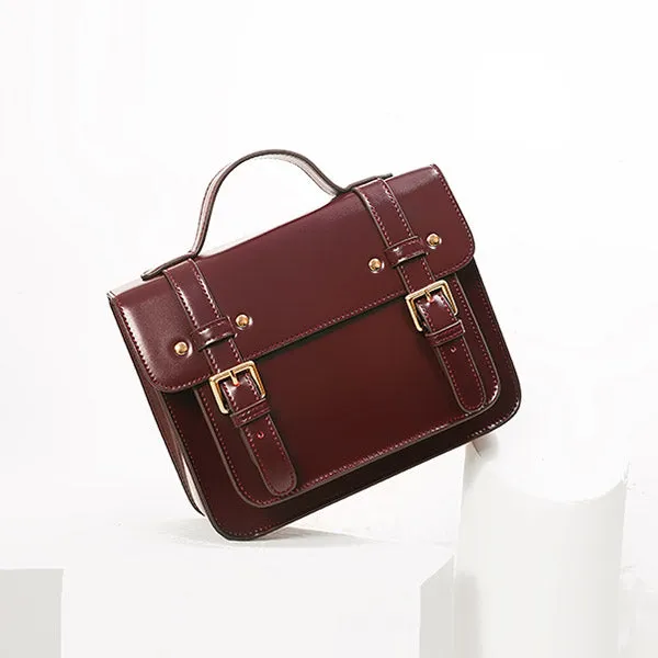 Womens Leather Satchel Bag Leather Crossbody Bag for Women Vintage Bag